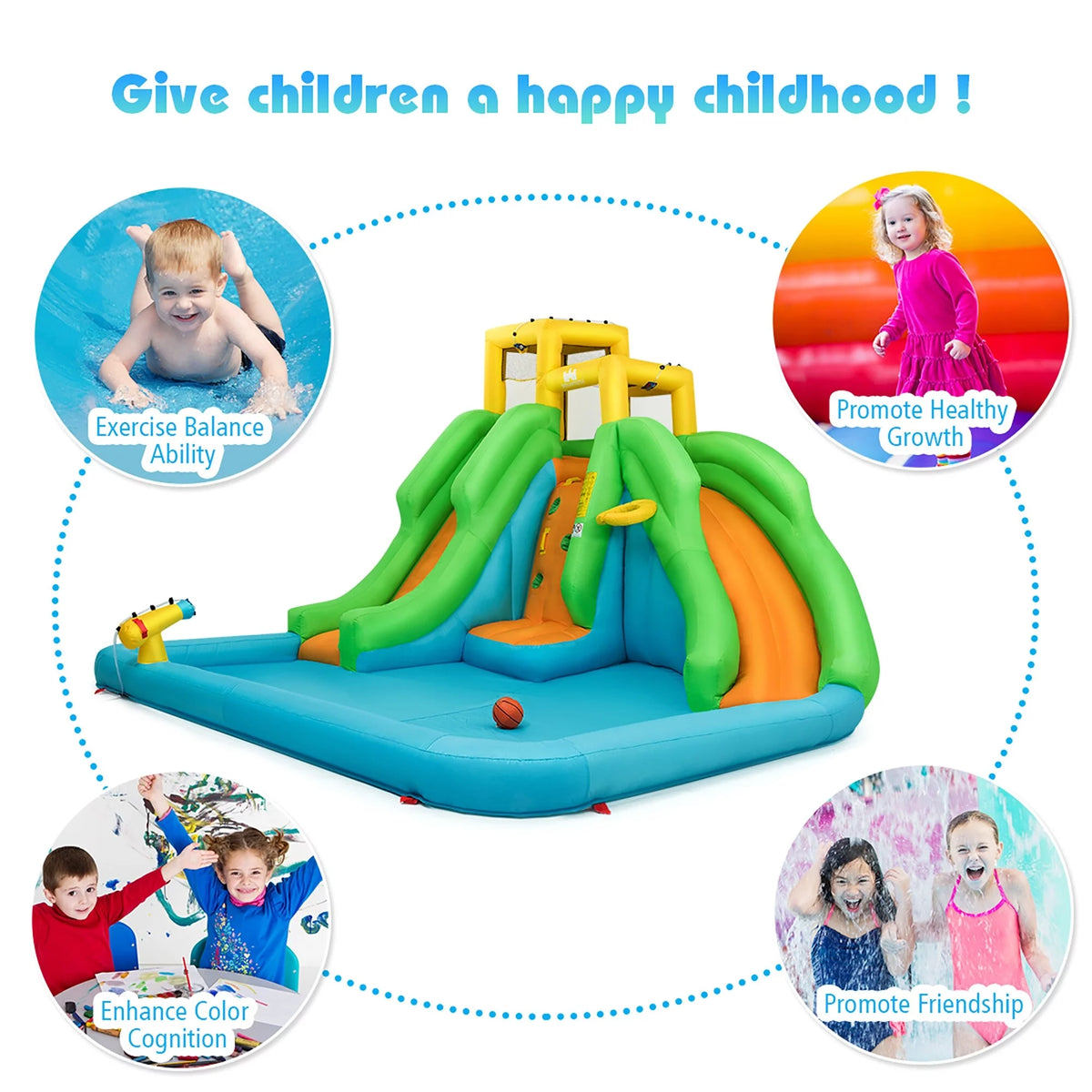Inflatable Water Slide V2446