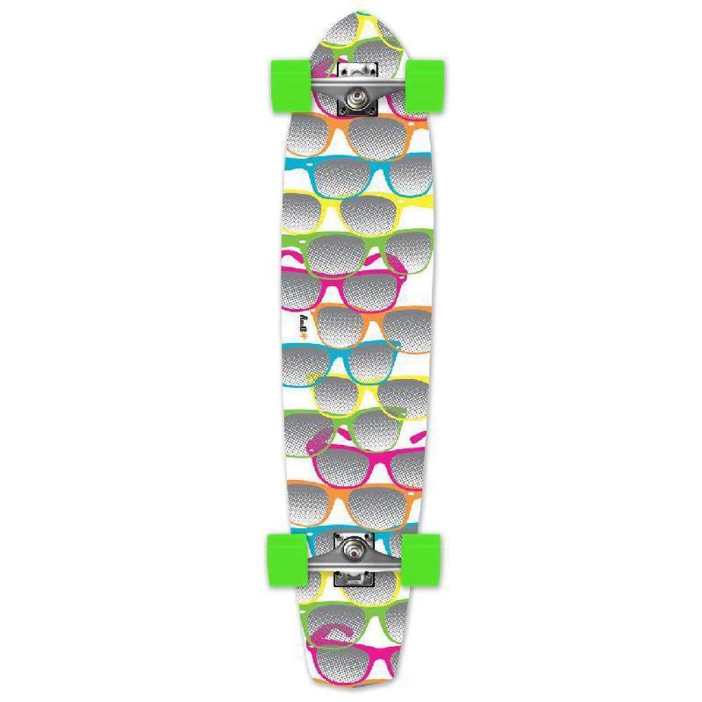 White Slimkick Longboard Complete Z392