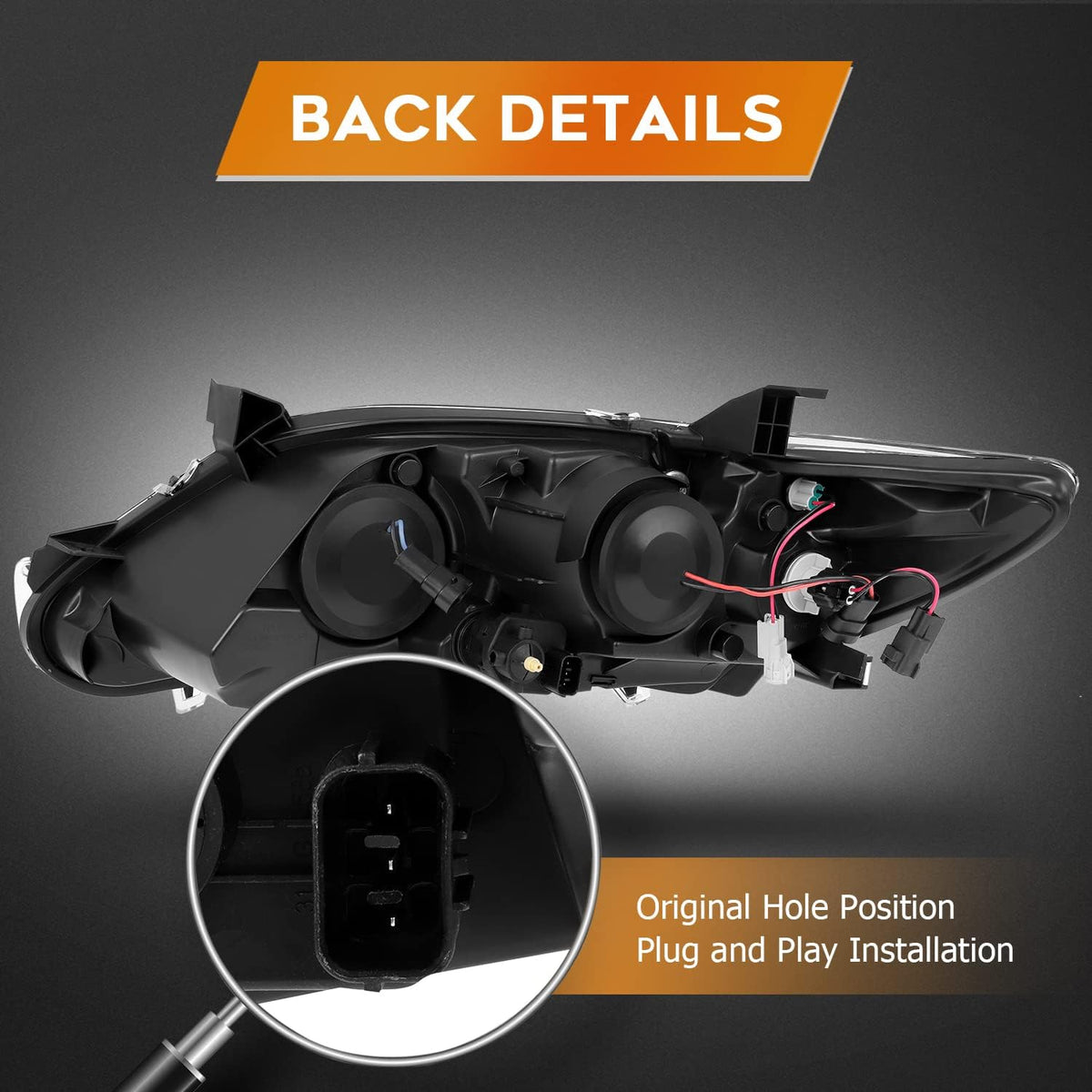 LED Projector Headlight Assembly X1054