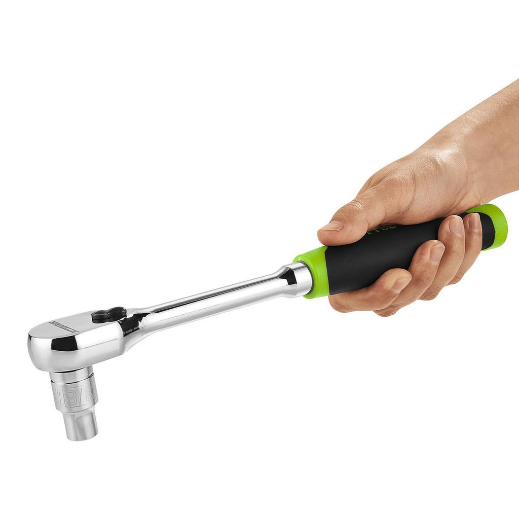 1/2 in. Drive Low-Profile Ratchet with Soft Grip Z146781