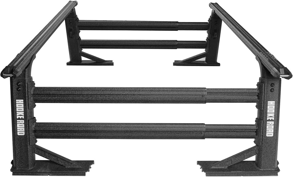 Overland Truck Bed Cargo Rack Extendable Aluminum Truck Ladder Rack Adjustable Height Heavy Duty M774398