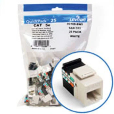 Cat Light Almond 25-Pack QuickPort Connector X5669