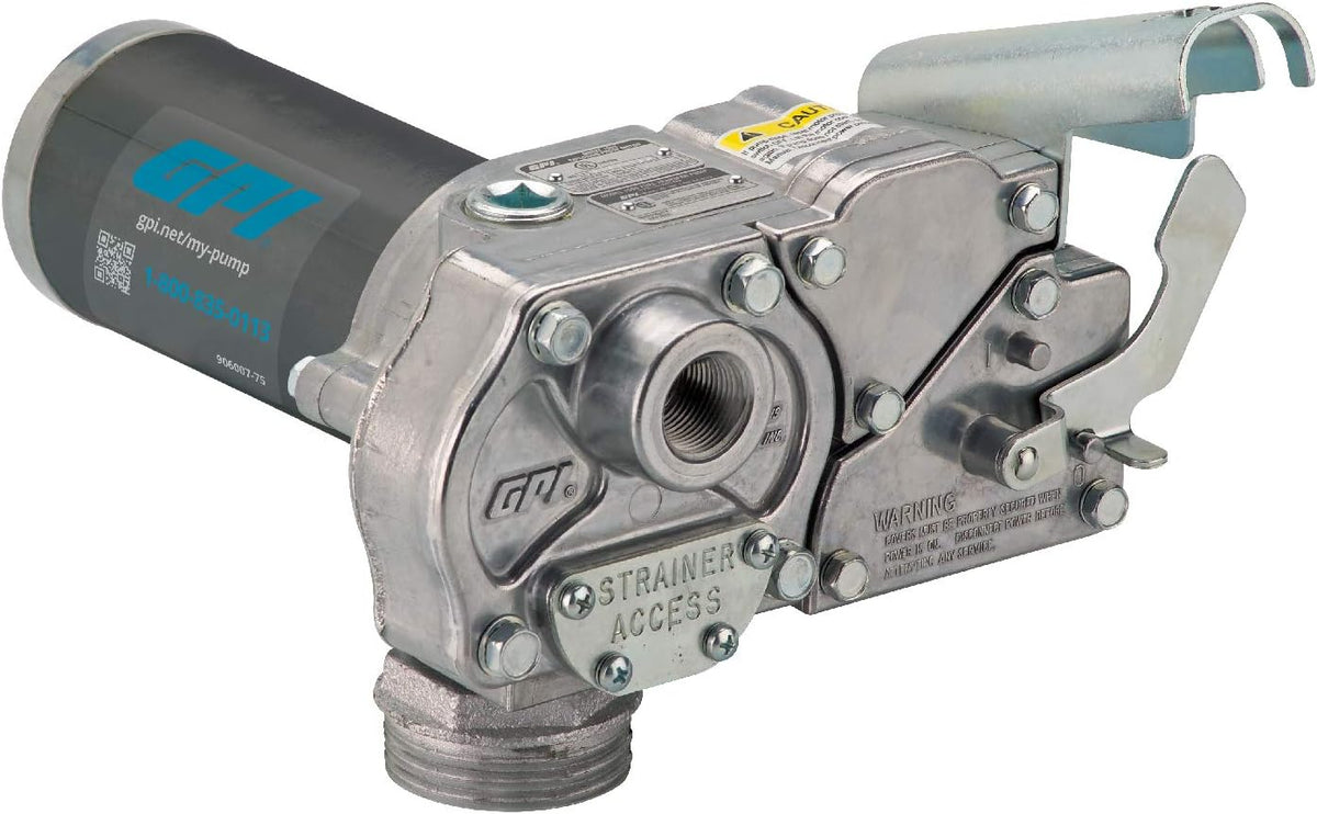 Fuel Transfer Pump with Automatic Shut-Off Nozzle, 15 GPM, 12' Hose V295951