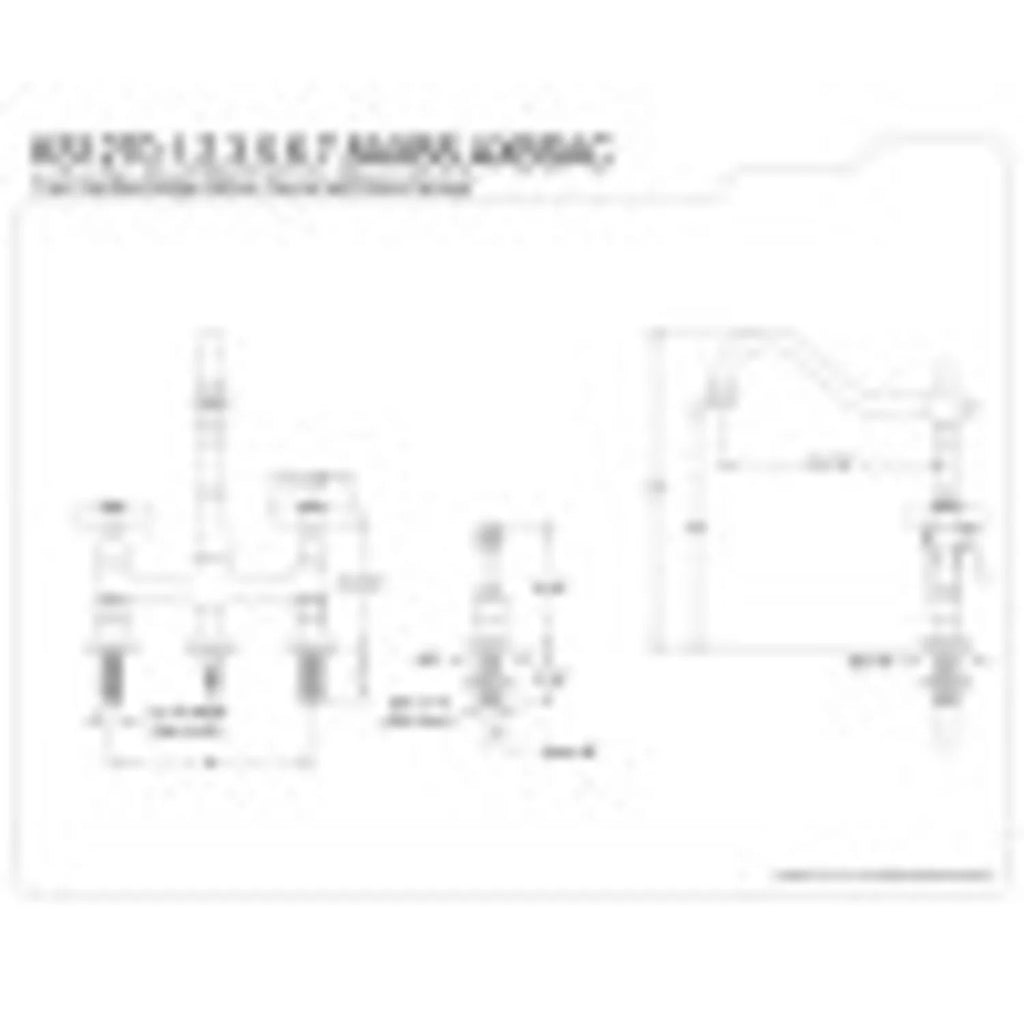 8 in. Kitchen Faucet with Side Sprayer L8109