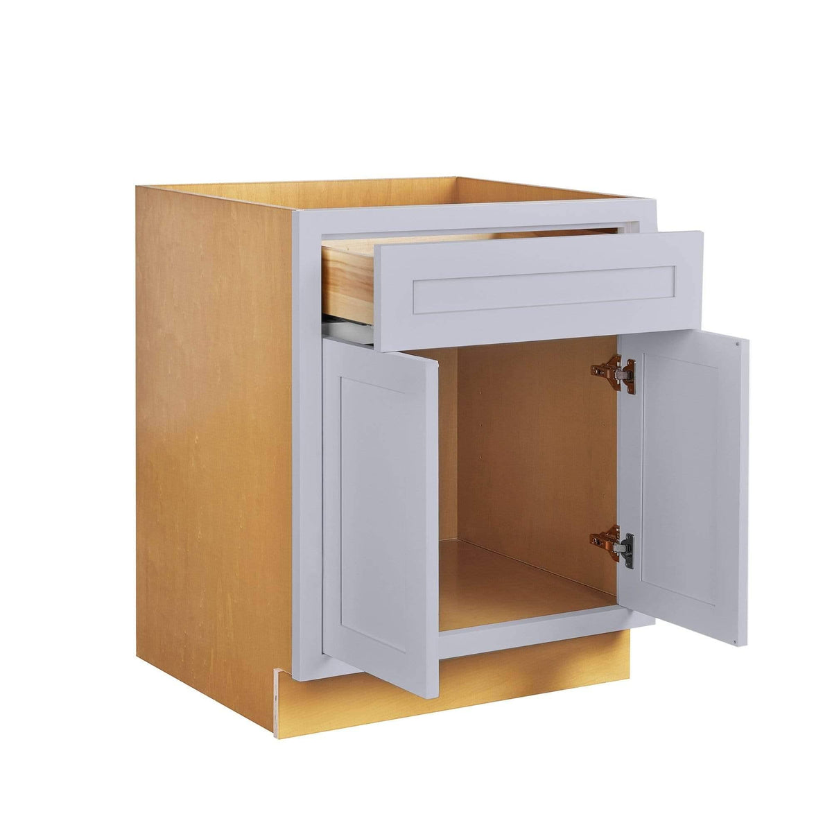 Light Gray 27 inch Wide Three Drawer Kitchen Cabinet W548310
