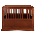 Walnut Pet Crate End Table T935