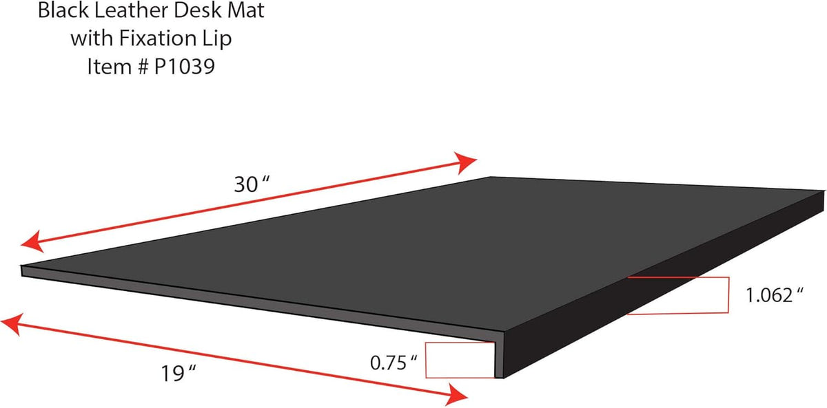 Black Desk Pad S845