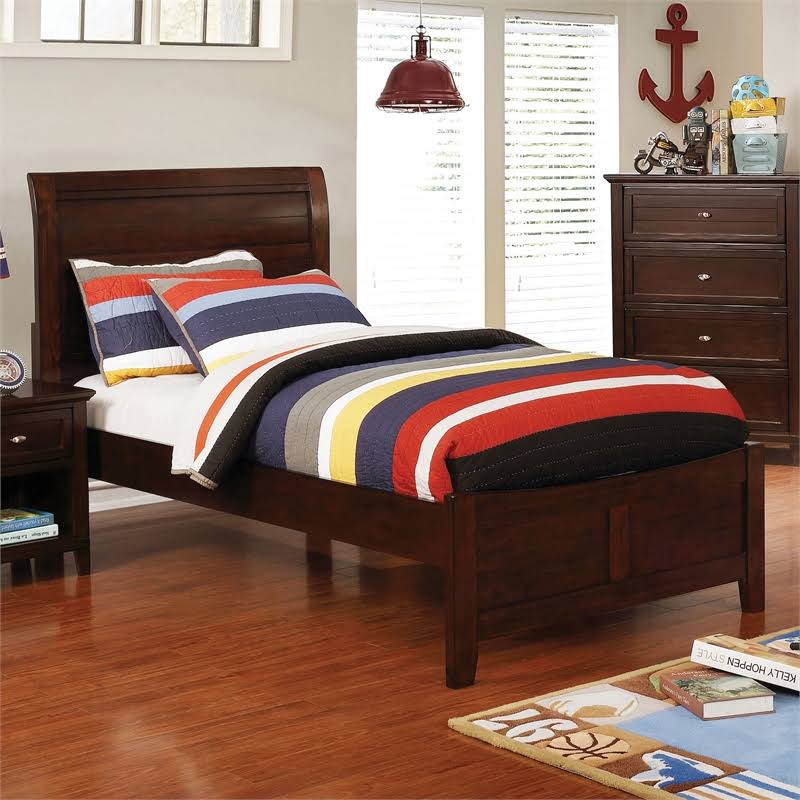 Brown Cherry Youth Full Bed H113321