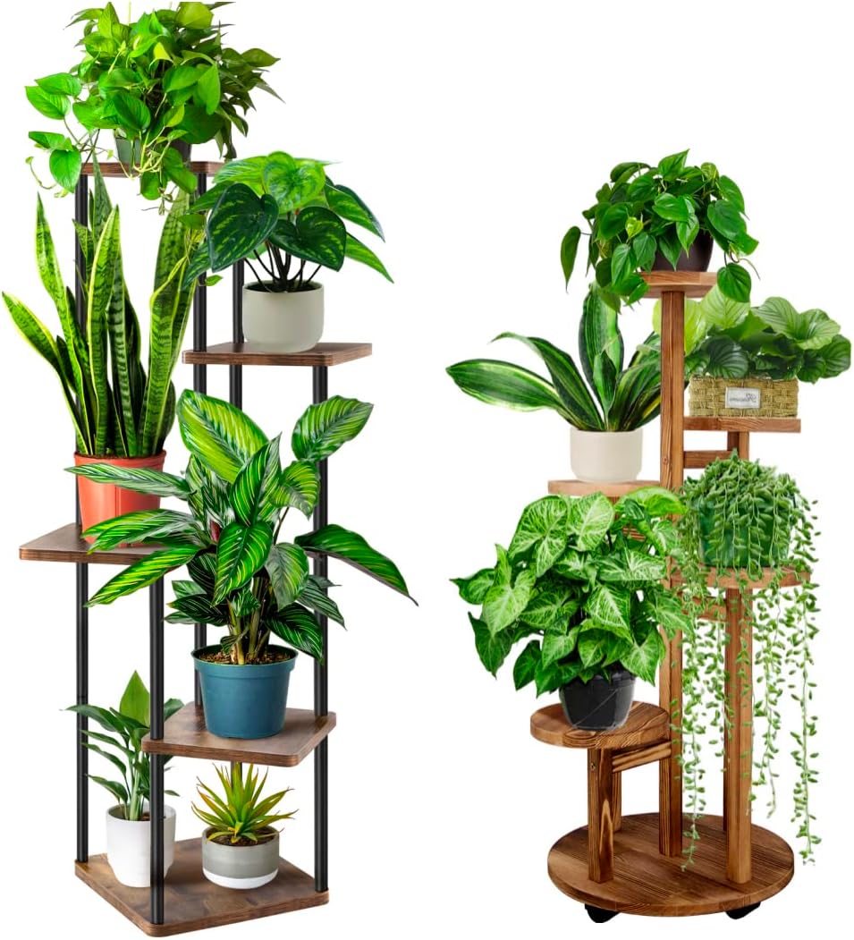 Brown 4 Tier & 5 Tier Plant Stand U246720