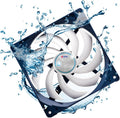 12V DC IP55 Waterproof Dustproof Cooling Fan 140mm 2 Pack H90001