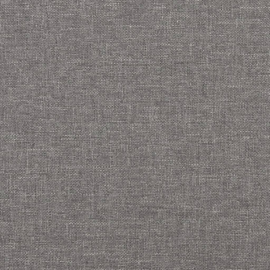 Light Gray Fabric Sofa Chair with Footstool I748066