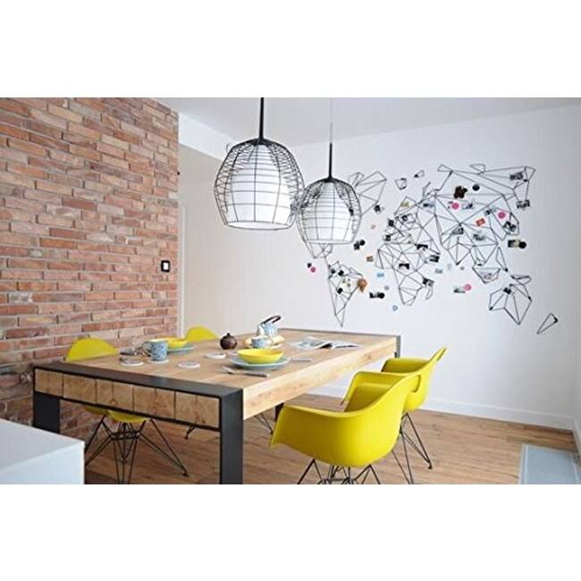 Clear Plastic Armchair with Black Wire Legs Z53920