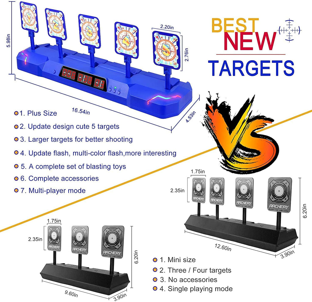 Electronic Scoring Auto Reset Shooting Digital Target for Nerf Guns Toys T235955