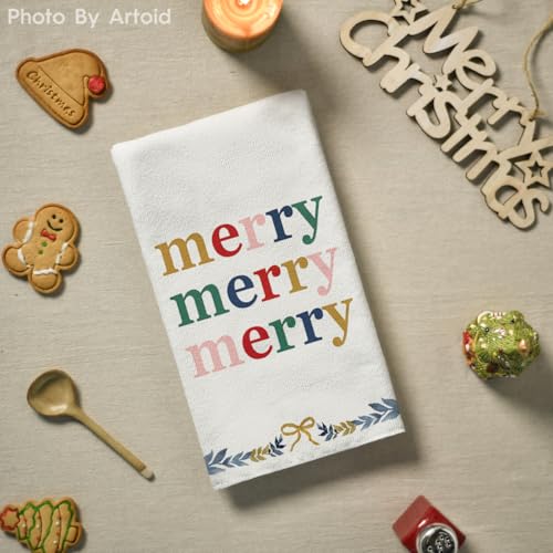 Christmas Kitchen Dish Towels Set of 6 X31562