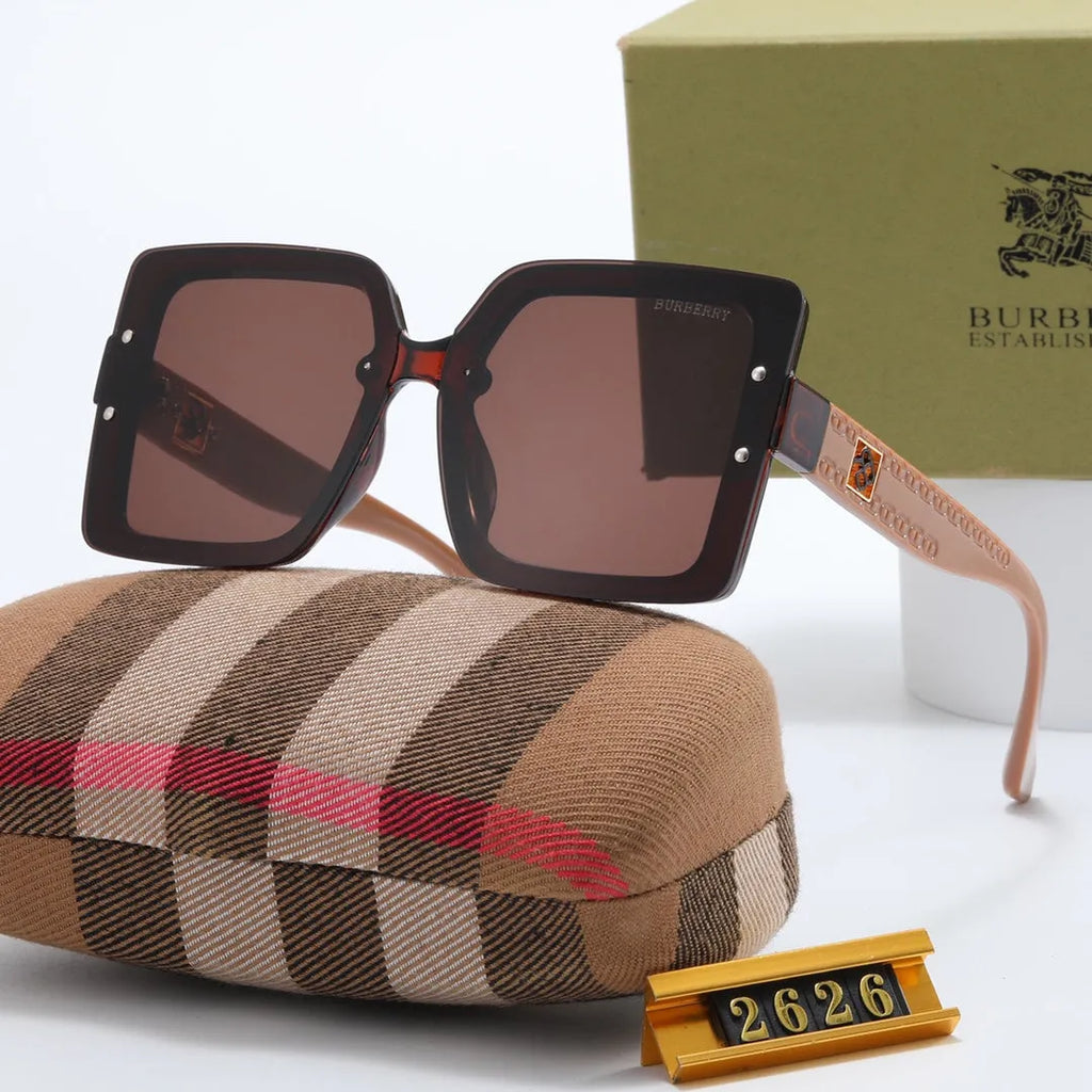 Square Frame Gradient Lens Polarized Sunglasses K291732