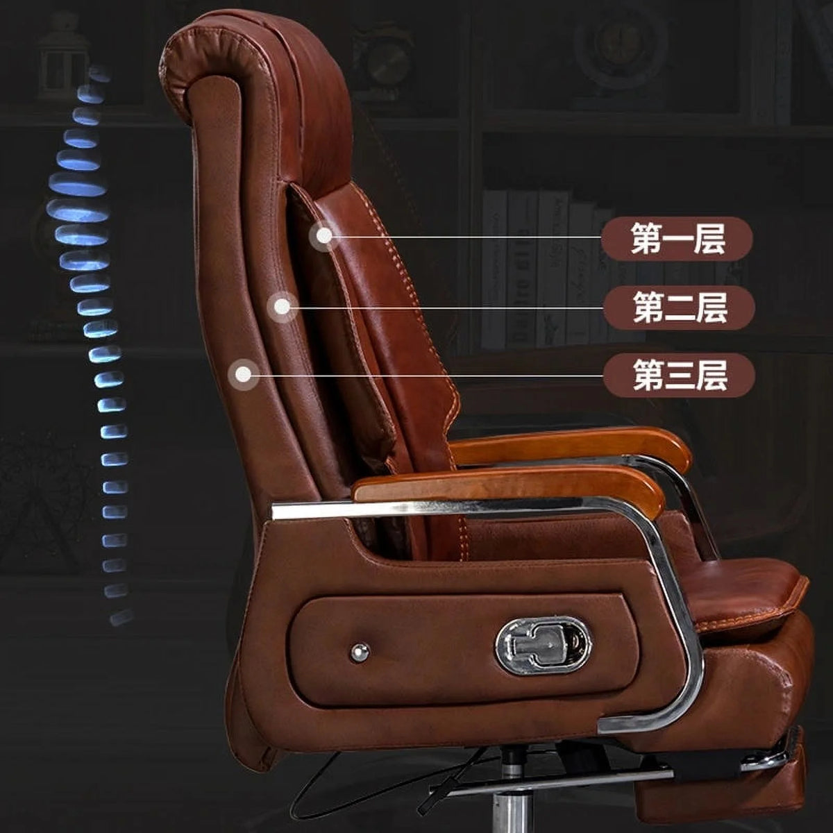 Leather Office Chair Computer Executive Arm Chair Z999