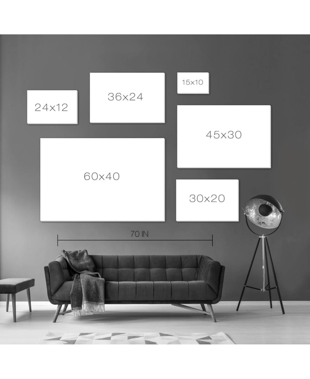 Gold Canvas Art (24 x 16) I4880