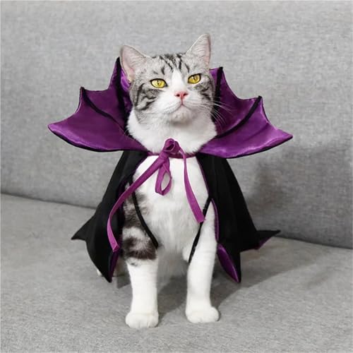 Halloween Pet Cosplay Vampire Cloak Attire F508