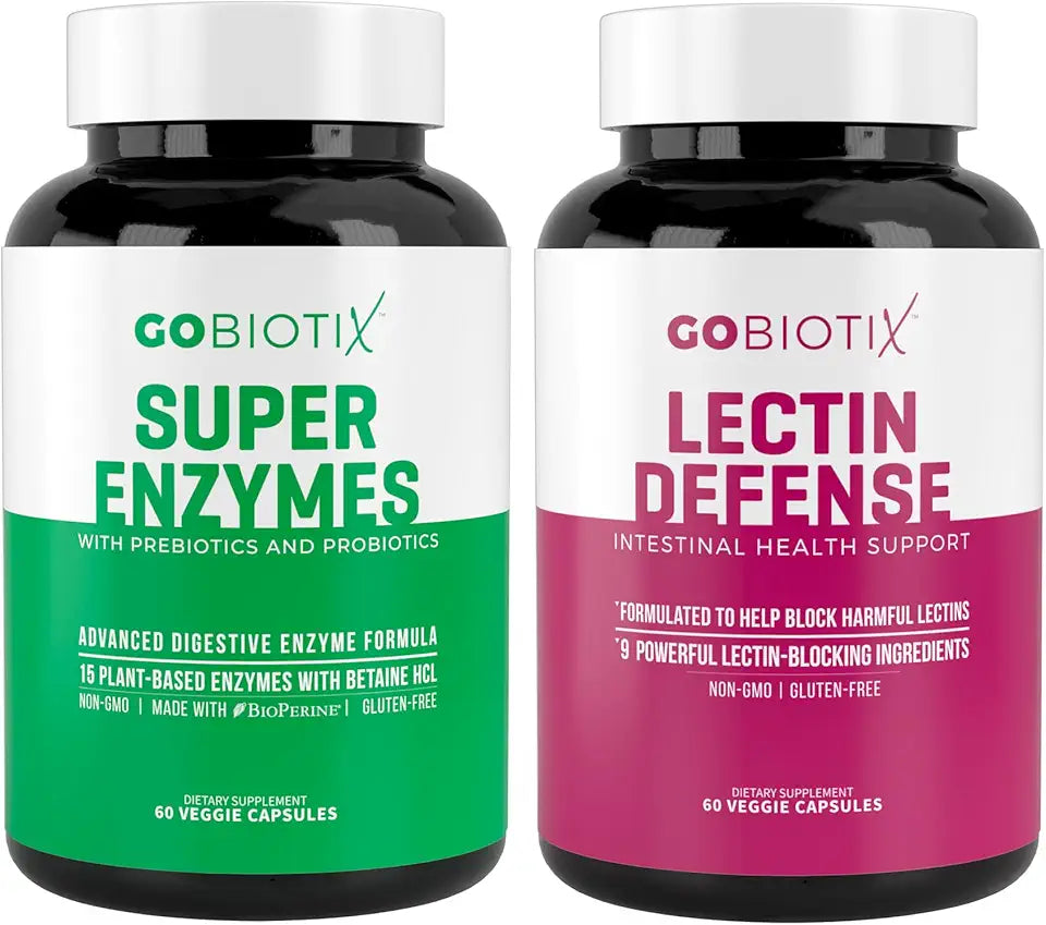 Plant Based Digestive Enzymes with Prebiotics and Probiotics 60 Capsules B192110