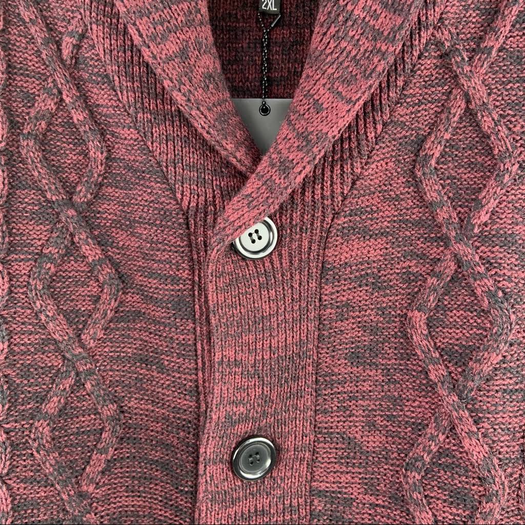 XXL Cable Knit Cardigan W64025