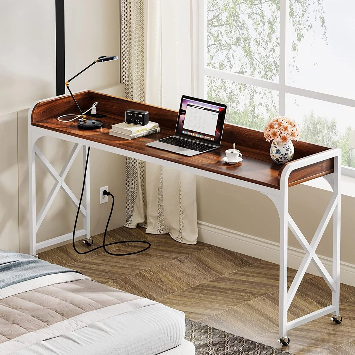 Over Bed Table with Wheels I368622