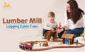 Wooden Train 100pcs Set Building Blocks R730