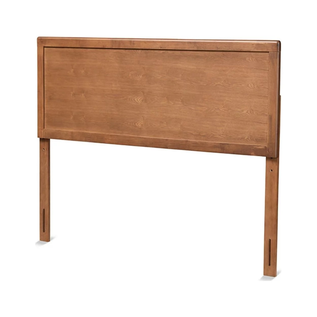 Ash Walnut Finished Wood Full Size Headboard U140638