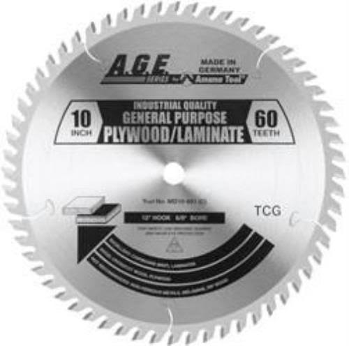 Laminate Saw Blade 10x22X60T TCG 5/8x22 Bore Z7899
