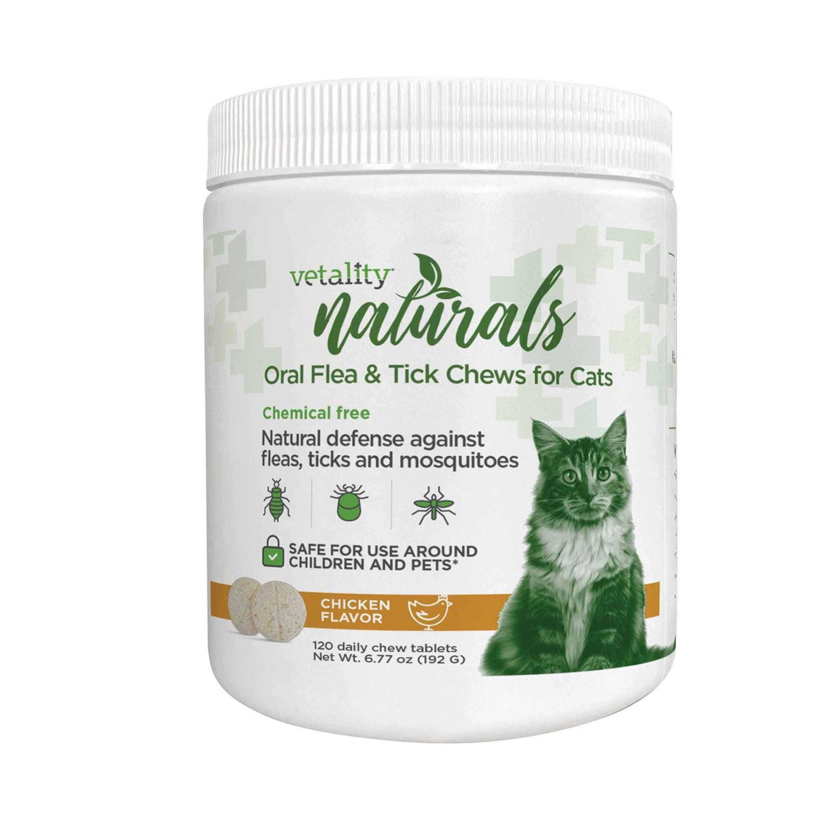 Oral Flea & Tick Chews for Cats 120 ct P58602