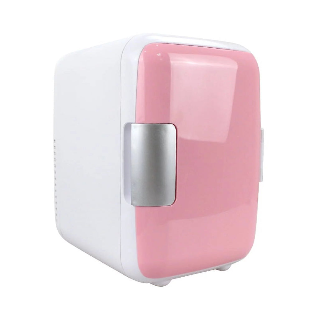 Portable 4L 6 Can Pink Mini Fridge K71027