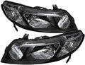 Black Headlights Lamps Pair G920027
