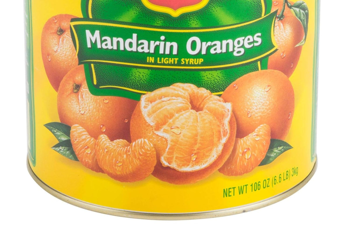 6 Pack #10 Can Mandarin Orange Segments in Light Syrup G6271