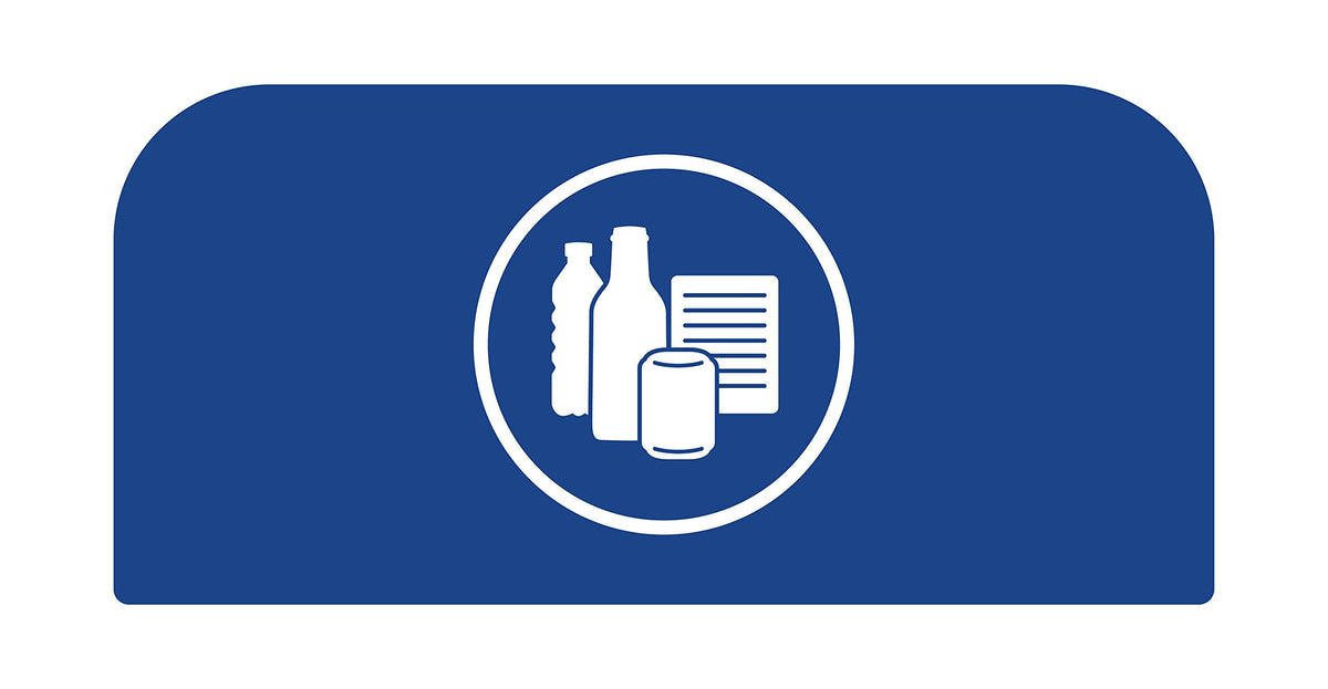 Recycling Sign, Blue K311994
