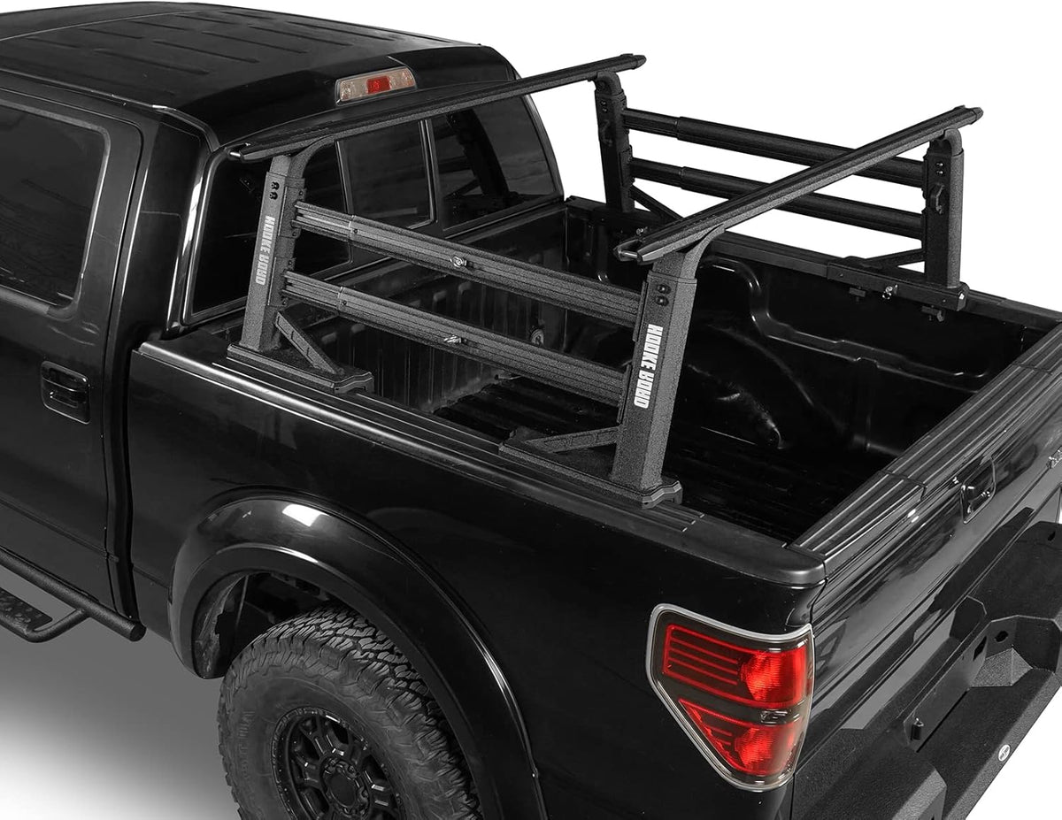 Overland Truck Bed Cargo Rack Extendable Aluminum Truck Ladder Rack Adjustable Height Heavy Duty M774398