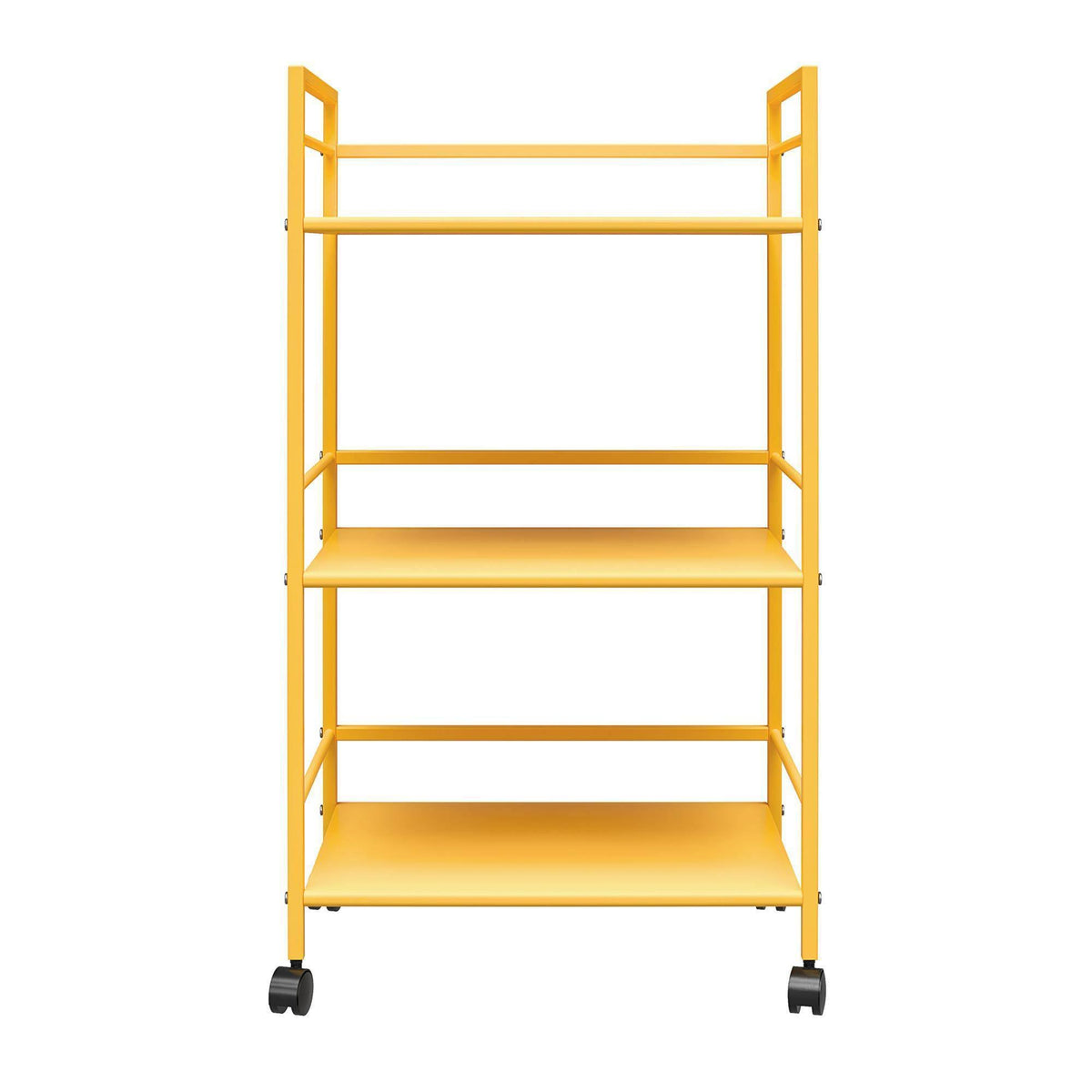 Yellow Metal Rolling Cart B2402