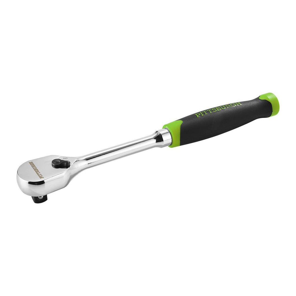 1/2 in. Drive Low-Profile Ratchet with Soft Grip Z146781