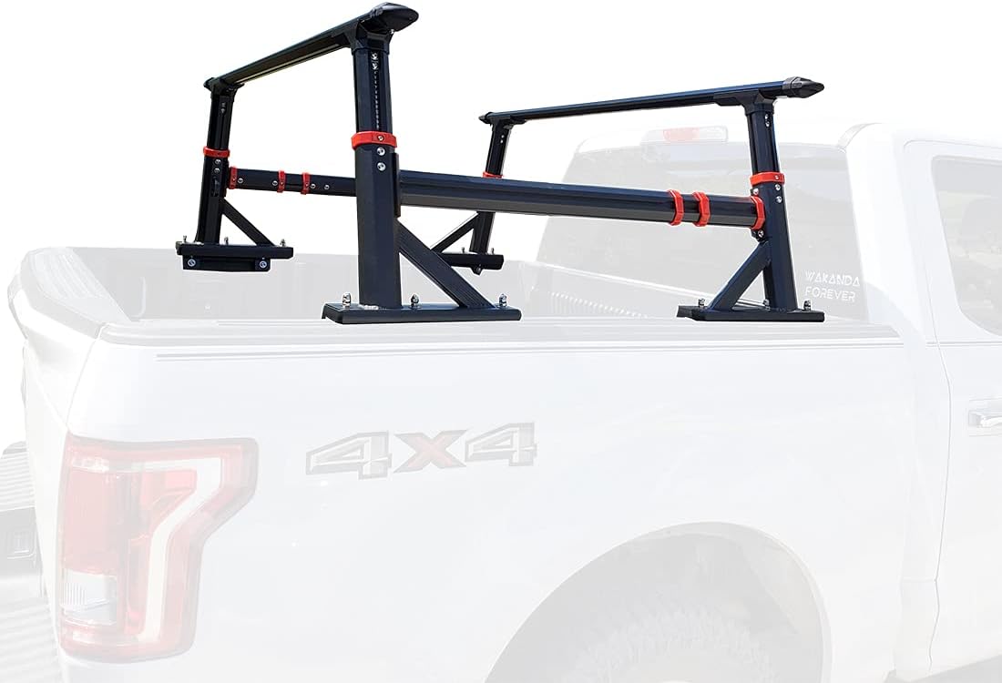 Heavy Duty Universal Pickup Truck Bed Rack with Side Rails R908