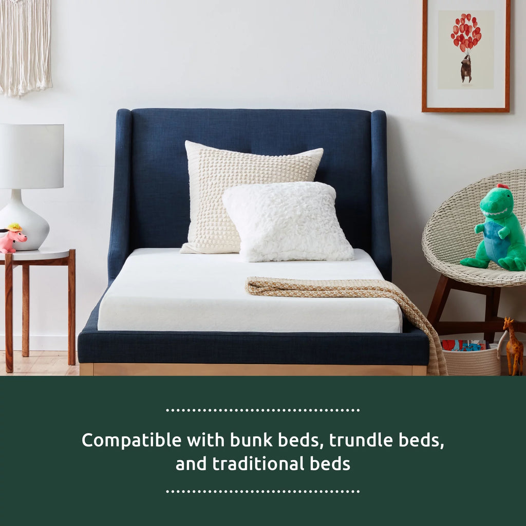 Waterproof Gel Memory Foam Kids Mattress Twin Blue V3285