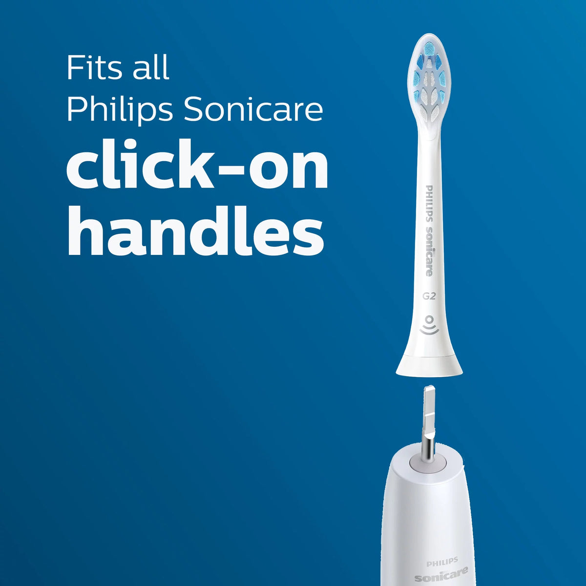 White 4-pk Replacement Toothbrush Heads V630623