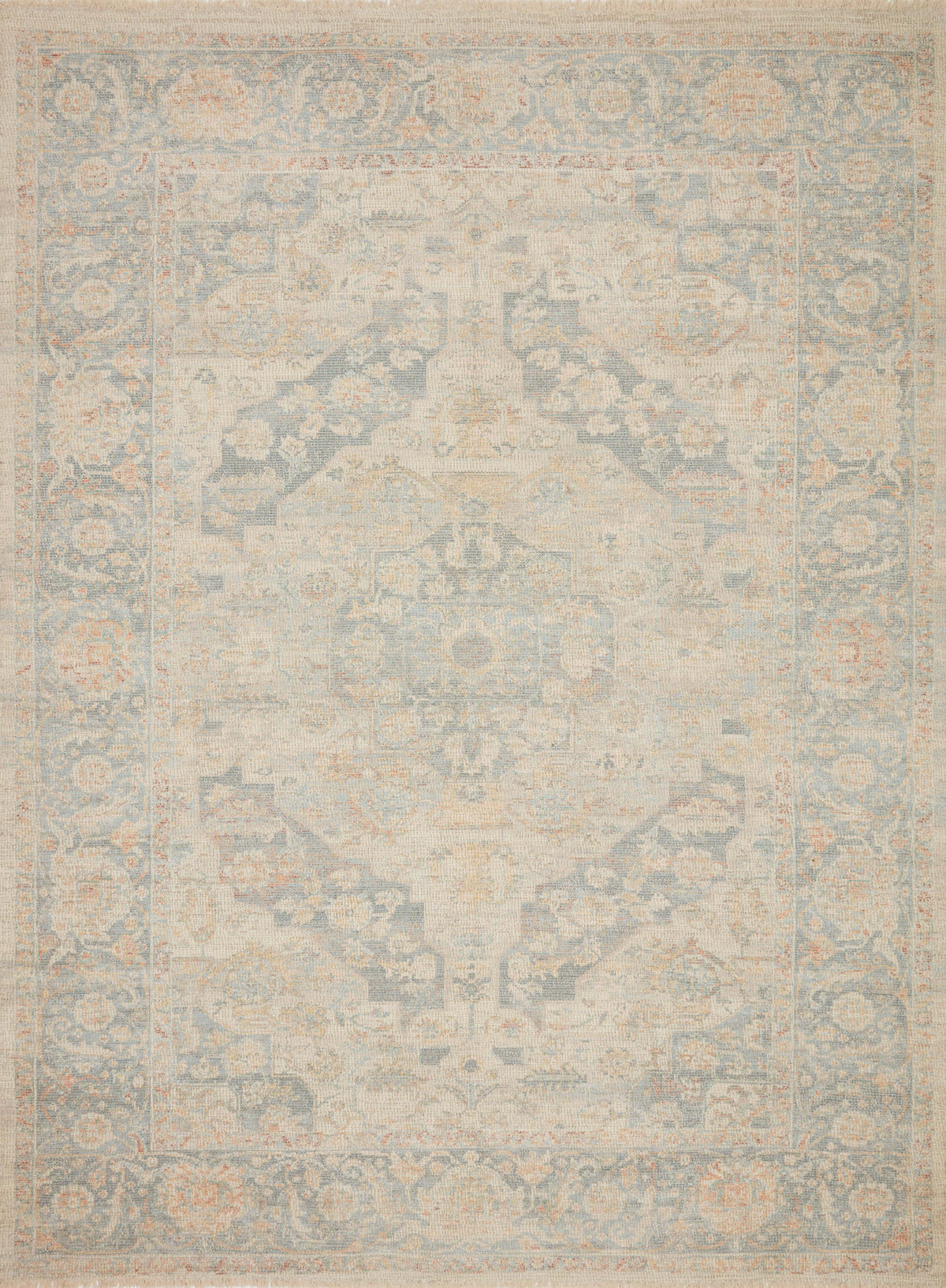 Bone Bluestone Rug S569