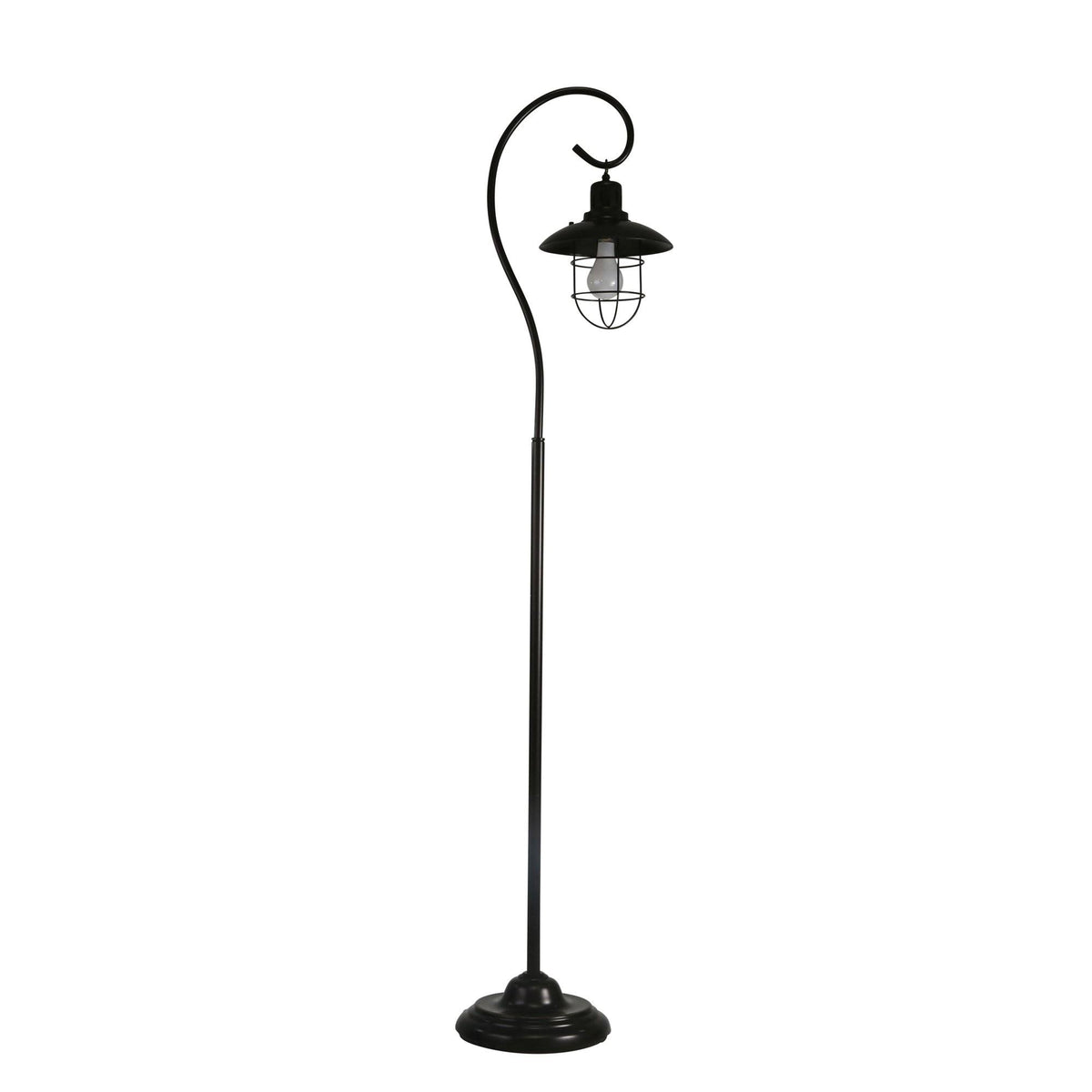 Metal Shepherds Hook Floor Lamp N2264