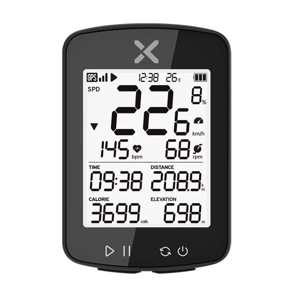 Wireless Waterproof Bike Computer with Speed Distance Thermometer F662470