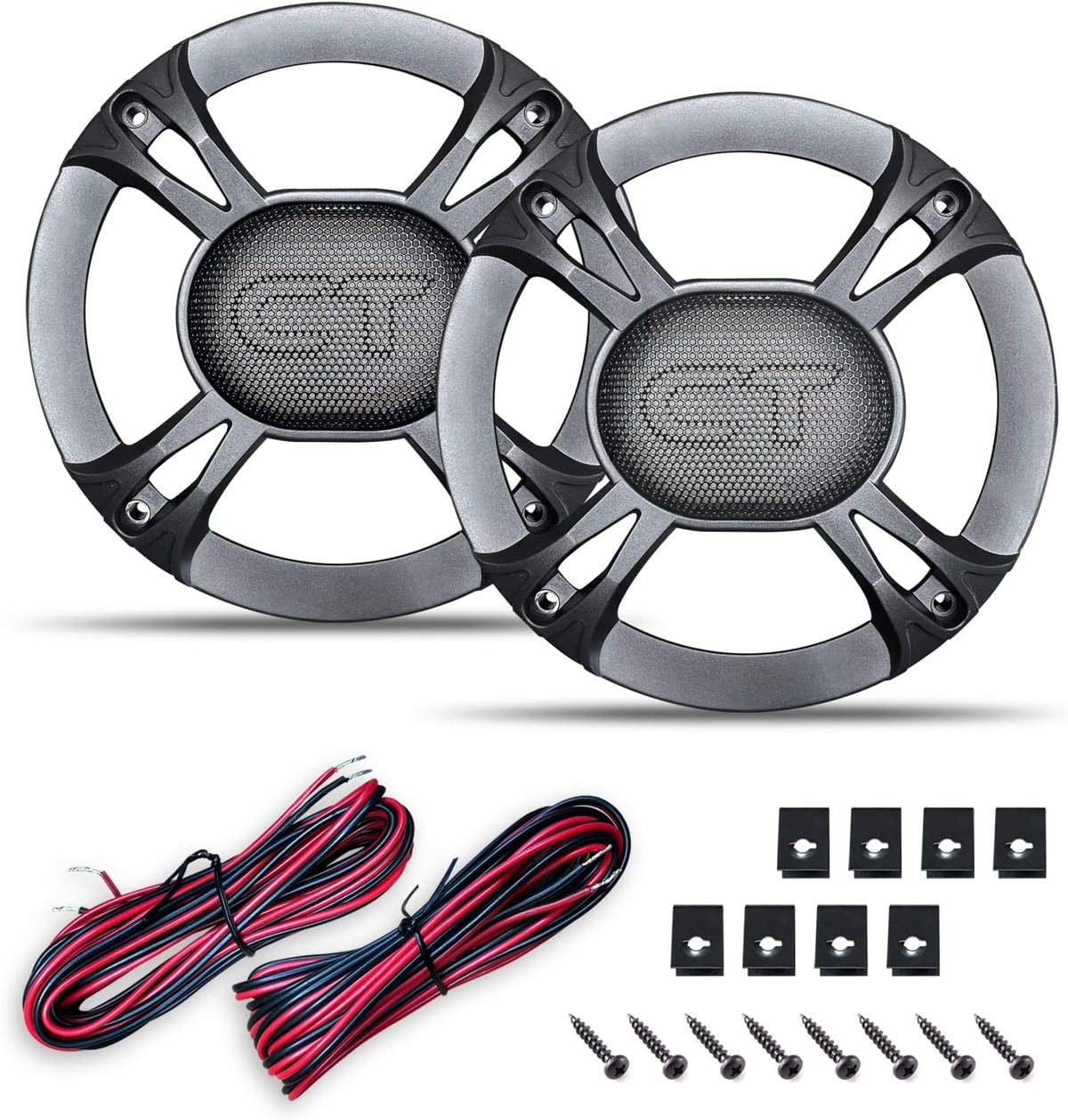 6.5 Inch Coaxial Car Speakers, Pair Pack of 2 V70571
