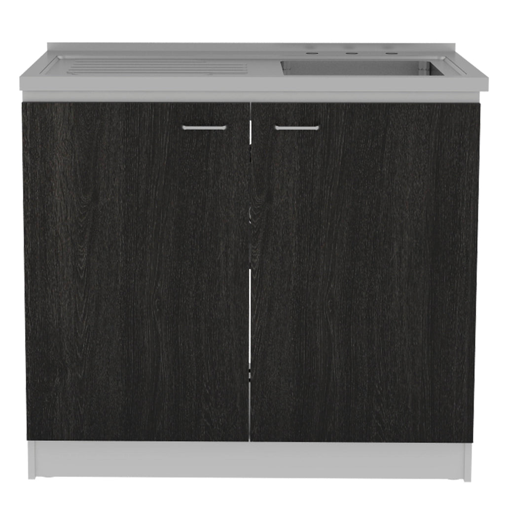 Espresso Utility Sink Cabinet X84171