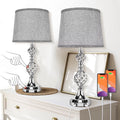 Gray Set of 2 Touch Control Dimmable Table Lamps G88071