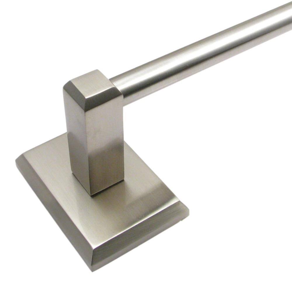 Satin Nickel Wall Mount Single Towel Bar U379