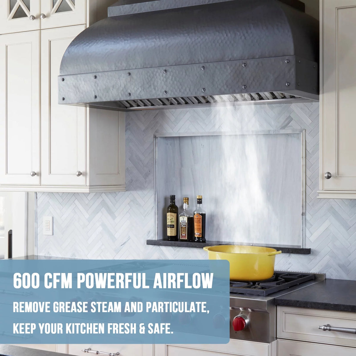 30 Inch Stainless Steel Ducted Range Hood Insert, 600 CFM E805