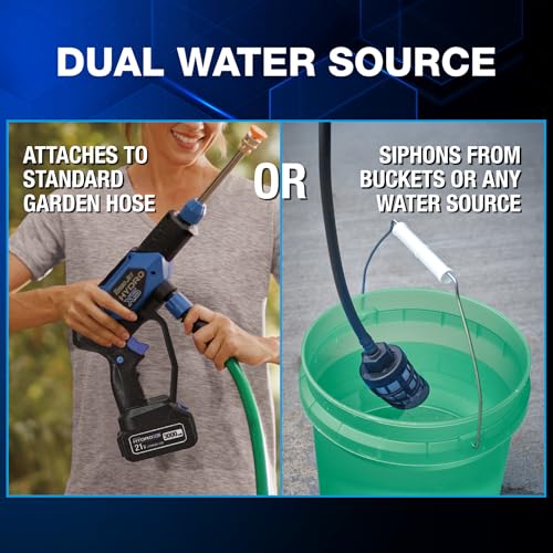 Portable Cordless Pressure Washer with 6-in-1 Nozzle Z867687