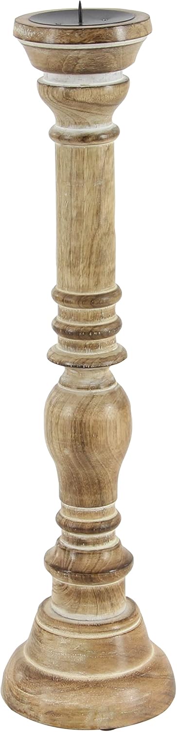 Wooden Candle Stand, Set of 3 Pack of 2 G179