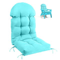 Set of 4 Waterproof High Back Patio Chair Cushions D297